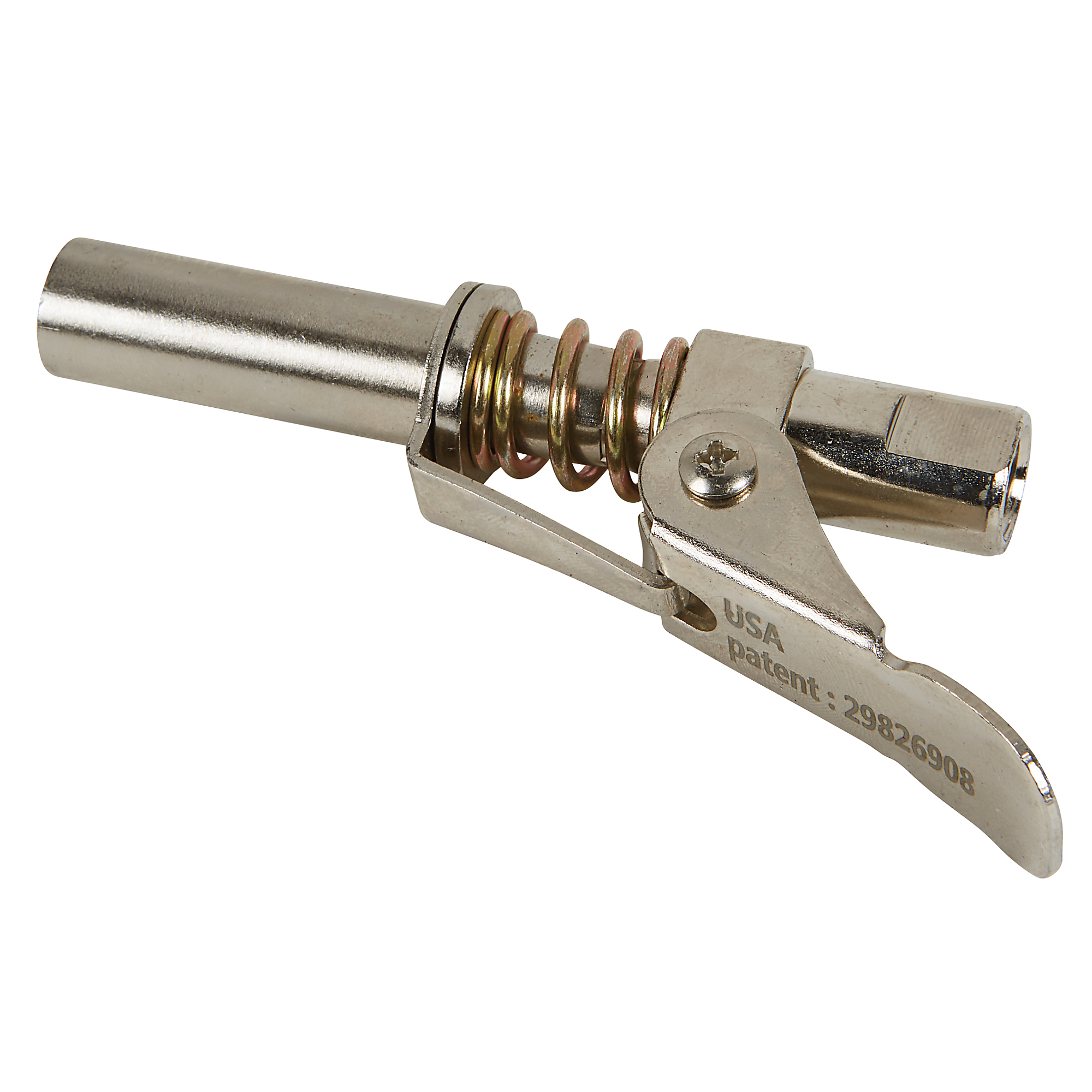 Strongway Quick-Connect Grease Coupler, 12,000 Max. PSI, Locking Design